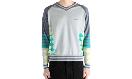 Laricoid Knit Jumper "Kiko Kostadinov - Blue Haze / Lemon" 2203A323 022