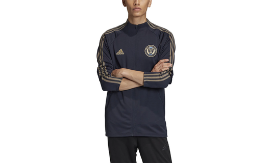 Philadelphia Union Anthem Jacket "Night Navy / Light Fossil Gold" FI1442