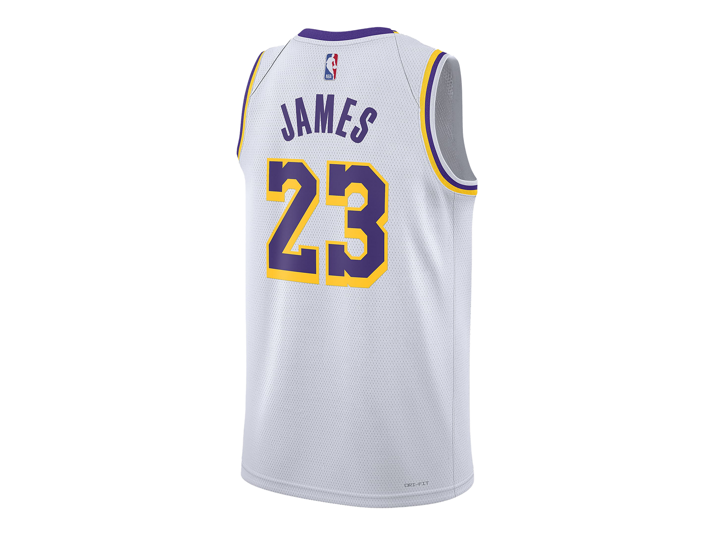 NBA SWINGMAN JERSEY LAKERS ASSOCIATION LEBRON JAMES "White" DN2081 103