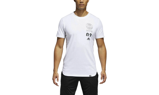 Stack Scoop Tee "White / Black" CY6337