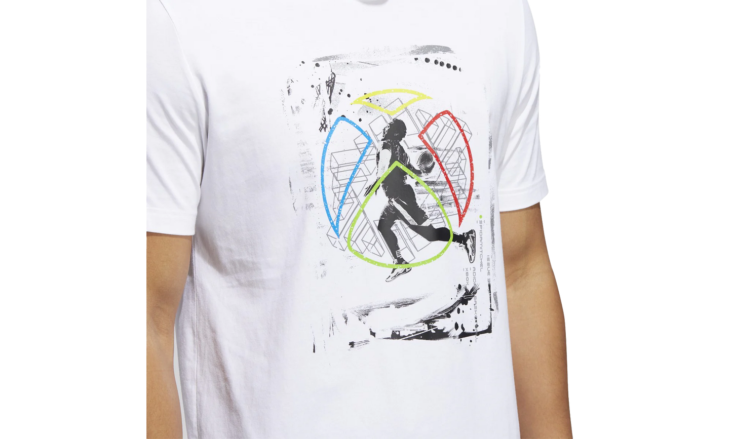 Donovan Mitchell X Xbox Tee "White" HE4905