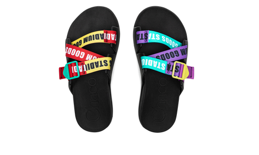 OMEN'S CHILLOS SLIDE WMNS "Stadium Goods x Chaco - Bits & Bobs" JCH199938